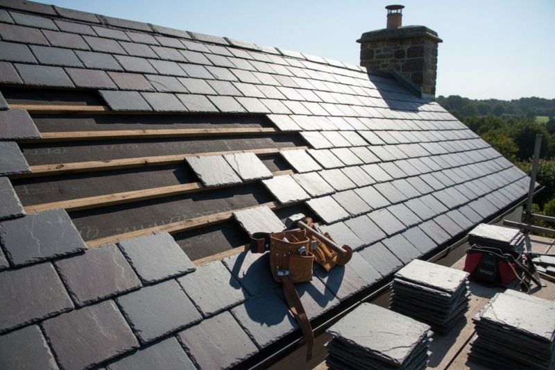 Slate Roof Repair detail